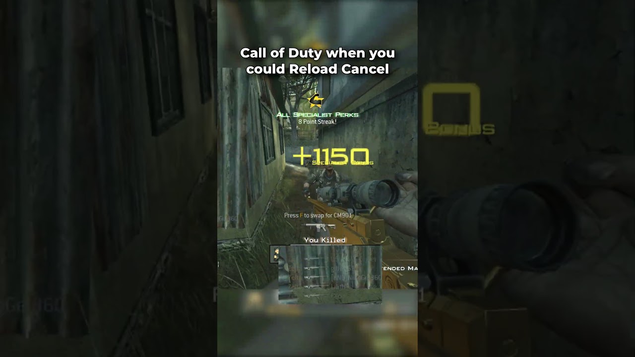 Call of Duty when you could Reload Cancel 😂 #callofduty #nostalgia