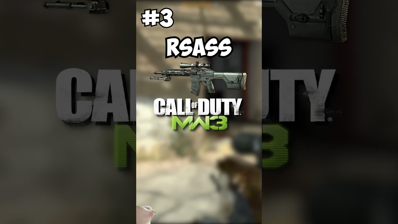 TOP 5 TOXIC SEMI-AUTO WEAPONS IN COD HISTORY! | Call of Duty Shorts